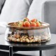 Wooden & Glass Serving Platter